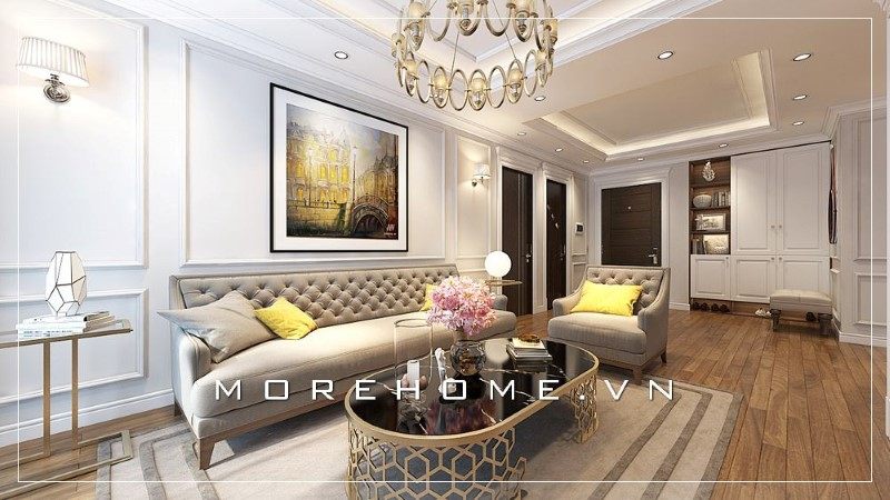 Sở hữu 1 vẻ ngoài tinh tế, mẫu bàn trà mặt đá luôn gây được thiện cảm với số đông các gia chủ.